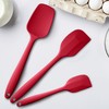 Silicone Spatula 3-piece Set, Ergonomic Handle High Heat-Resistant Spatulas, Non-stick