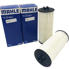 [Set of 2] MAHLE Oil Filter, Benz, A, C, CLA, CLS, E, G, GL GLA, GLC, GLE GLS GT M, S, SL SLK (W176, W177, W205, W212, W213, W216, W221, W222, W463, C117, C190 205 C 207 C217 C218 X118 X166 X167 X253