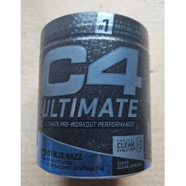 CELLUCOR C4 Ultimate  ICY BLUE RAZZ Pre-Workout 12 Servings 05/2025