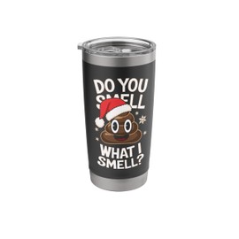 Do You Smell What I Smell - Christmas Humor Funny Meme Poop Stainless Steel Insulated Tumbler