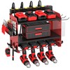 CFMASTER Power Tool Organizer Wall Mount wtih Charging Station,4 Drill