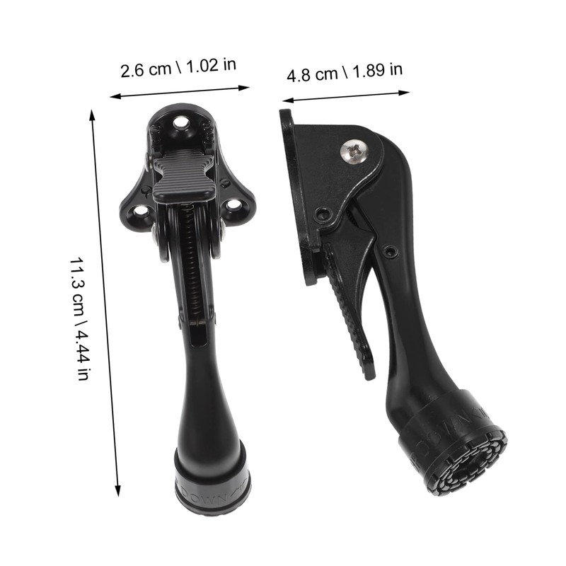 CAXUSD Heavy Duty Adjustable Door Stopper Foot-Operated Kickdown Door Holder