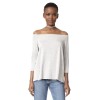 HATCH Maternity Women’s THE OFF-SHOULDER JERSEY TOP Gray Size 3