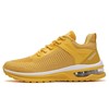 SKDOIUL Tenis deportivos para correr para mujer, Amarillo, 9.5 US