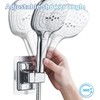 Jidyllic Shower Head Holder Replacement,360°Adjustable Angle Shower Holder Strong Paste