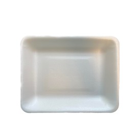 Crafts Foam Trays, White Foam Meat Tray Paint and Ink Mixing Trays Food Tray School Printmaking Trays for DIY Crafts 8 1/4" x 5 3/8" Plus Depth of 1.75 Inches (50)