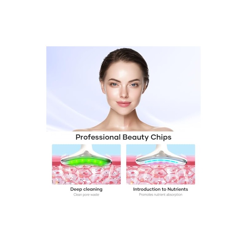 ANLAN Face Massager, Anti-Wrinkle Face Device with 3 Modes 45°C