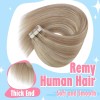 sunny hair Extensiones De Cabello Natural Suave 50gr 16in Rubio