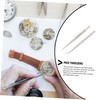 Healeved Tweezers 2 Pack of Stainless Steel Tweezers Suction Tip