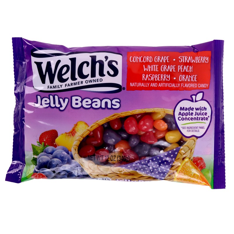 Welch's Fruit Flavor Jelly Beans, 2 Pack Candy Snacks &