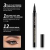 Docolor Ultra Fine Precision Black Eyeliner, Professional Liquid Eyeliner, Waterproof