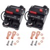 Zesugo 2-Pack 40A Circuit Breaker with Manual Reset for Car