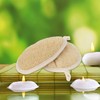 Pospetia Natural Loofah Loofah Scallop Scum Bath Sponge Exfoliating Bath