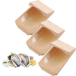 1/2/3PCS Oyster Shucking Clamp, 8×13cm Wood Shucking Clamp Oyster Shucking Protector, Wooden Holder Oyster Shucking Clamp, Oyster Opener Tool for Kitchen Home Outdoor Barbecue Camping (3PCS)
