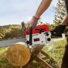 EurHomePlus Gas-powered Chainsaw, 2-Stroke Gasoline Chainsaw, Petrol Chain Saw Cutting