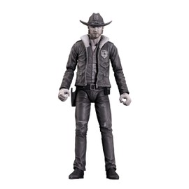 Diamond Select Toys The Walking Dead Comic Series 1 7-Inch Rick Grimes Action Figure with 16 Points of Articulation (Black and White)