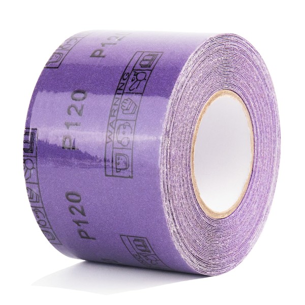 150 Grit PSA Purple Film Ceramic Sandpaper Roll, 2-3/4" Wide