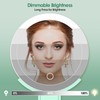 MIYADIVA Magnifying Mirror with Light, Double Sided 30X/1X Lighted Travel
