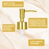 JJUNW 2 Pcs Soap Dispenser Pump Replacement, Gold Hand Soap