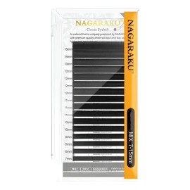 Pestañas De Mink 1x1 Nagaraku Mix                                                                                                                     