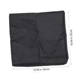 Operitacx 1Stück wasserdichte Schutzabdeckung aus Oxford Staubdicht für Schutz von Möbeln Geräten Schwarz Langlebig Praktisch für Innen