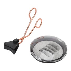 Magnetische Wimpern, 4 Stück kleberloser magnetischer Wimpernapplikator für Make-up-Anfänger