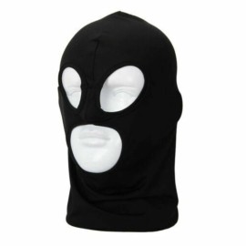 Unbranded 3Hole Balaclava Face Shiesty Ski Mask UV Protector Neck Gaiter Tactical Sun Hood - Black