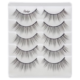 Essential Faux Mink 3D Lashes - Adventurous by Rude Cosmetics for Women - 5 Pair Eyelashes