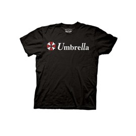 Resident Evil Umbrella Corporation Classic Logo Black Adult T-Shirt