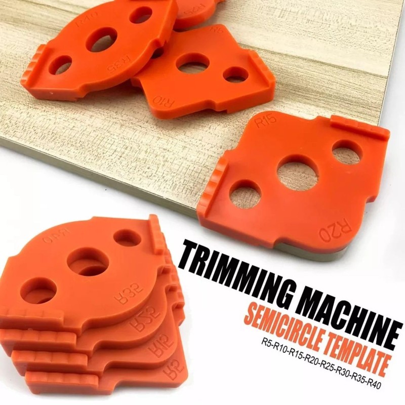 Multi-Sided Set of Corner Routing Radius Jig Router Templates |