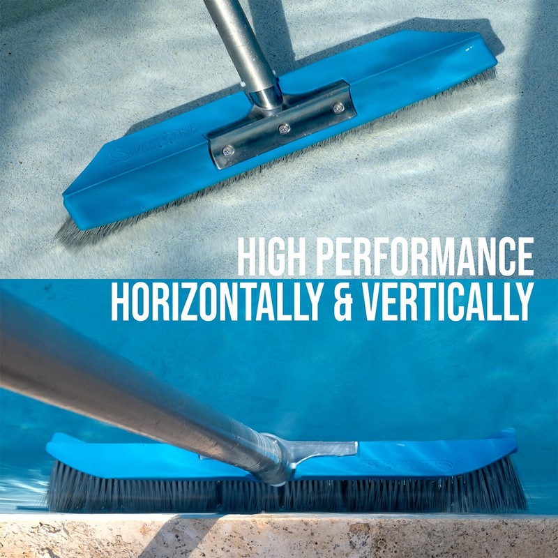 Stingray 18" Pool Brush Sticks to Walls and Floor Every