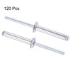 TA-VIGOR 120Pcs 5mm x 30mm Aluminium Blind Rivets, Open End