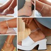 ZMJK Adjustable Waterproof Layered Anklets Bracelets for Women Summer Beach