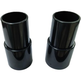 Universal Vacuum Hose Adapter, 1-3/8" to 1-1/4" Universal Cleaner Hose Reducer, Plastic Vacuum Hose Connector for Vacuum Cleaner and Dust Collection Accessories(2 Pcs)