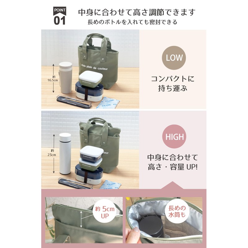 [style plein de couleur] Lunch Tote, Square Lunch Tote, Lunch