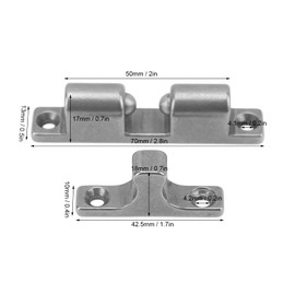 Stainless Steel 7mm Tension Roller Catch Cabinet Tension Catch for Ship Yacht RV