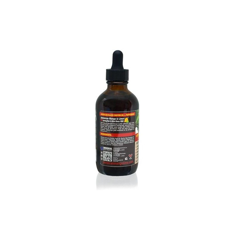 Peppermint Black Castor Oil by Jamaican Mango