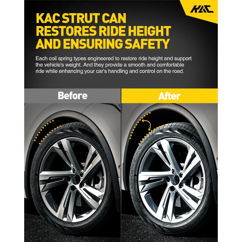 Front Complete Struts Shock Absorber fits for Camry 2012-2017 Struts