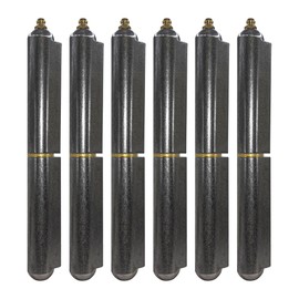 7” Inch Weldable Bullet Hinge – Heavy Duty Barrel Hinges – Weld On Gate Hinges – Weldable Door Hinges – Weld BBQ Smoker Hinge – 7.39" Inch x .98" Inch – Heavy Duty Steel Teardrop Body Pin Grease Zerk