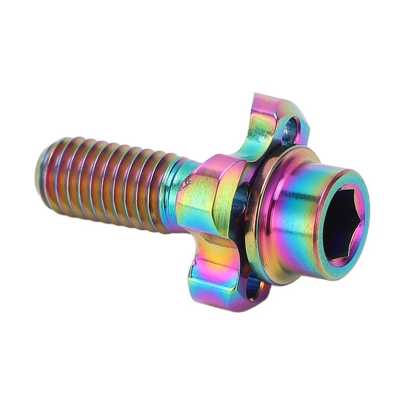 RISK Bike Front Derailleur Screw Gasket Kit Hollow Titanium Alloy