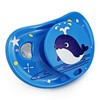 WhisperWilds Adult Sized Pacifier Whale Pattern Cute Printed Blue