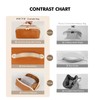 Prite Makeup Bag for Women Travel Waterproof Vegan Leather Cosmetic