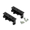 25Sets C45 DIN Rail PCB Mounting Bracket Holder Carrier Clips