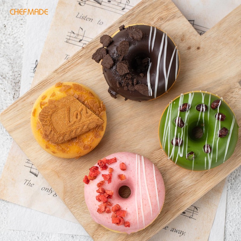 CHEFMADE 12 Cavity Torus Non-Stick Donut Mold