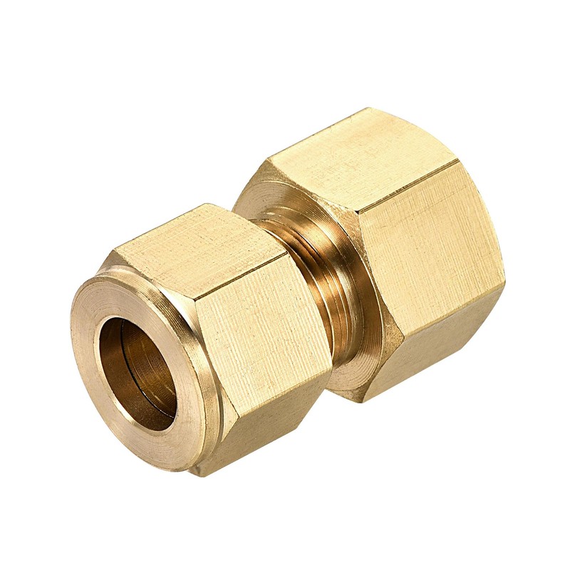 sourcing map Compression Tube Fitting G1/2 Female Thread x 12mm