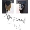 ZZLZX R 16 Roller Shade Bracket 1 Pair White Roller