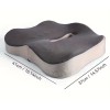 Unbranded Memory foam seat cushion, with a central groove ergonomic
