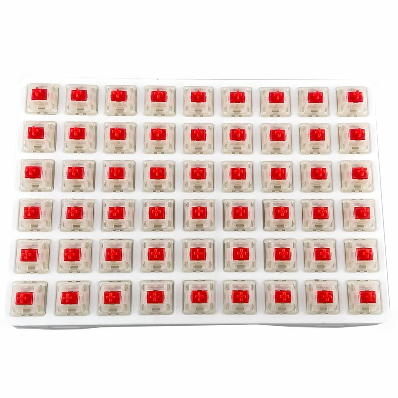 Gateron Red Switches, Mechanical Keyboard Switch 5pins for All MX
