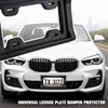 Zpana Car License Plate Bumper Guard, Rattle Proof License Plate