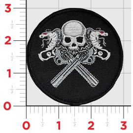 MARINE CORPS HMLA-369 GUNFIGHTERS FLIGHTLINE HOOK & LOOP EMBROIDERED PATCH